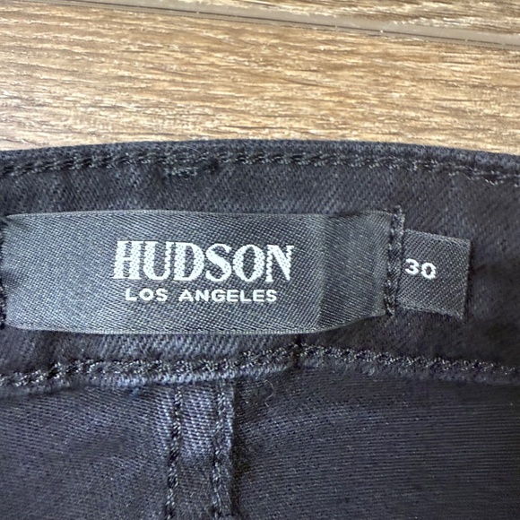 Hudson Holly High-Rise Flare Jeans, Black, Size 30, New with Tags, Italian Denim - Picture 7 of 12